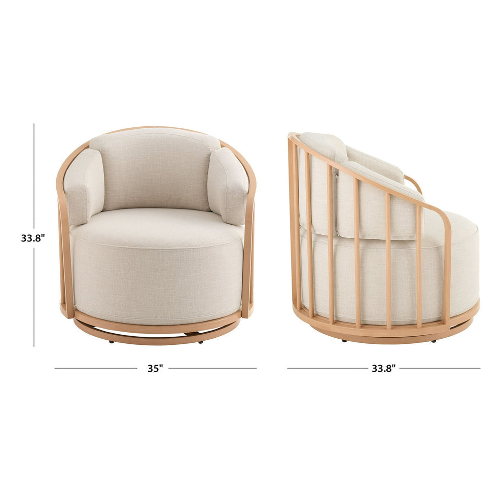 Lilian Swivel Birdcage Chair