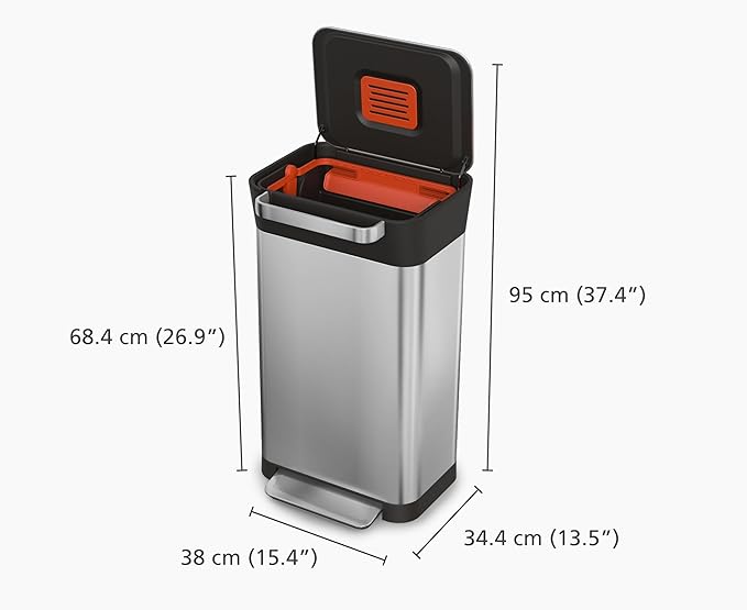 Intelligent Waste Titan Trash Can Compactor with Odor Filter