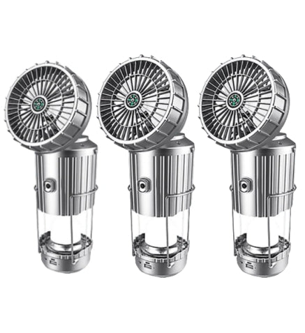 Portable LED Camping Lantern With Fan 5 in 1