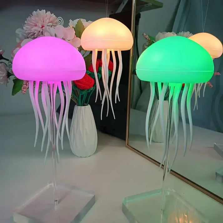 Soothing jellyfish night light