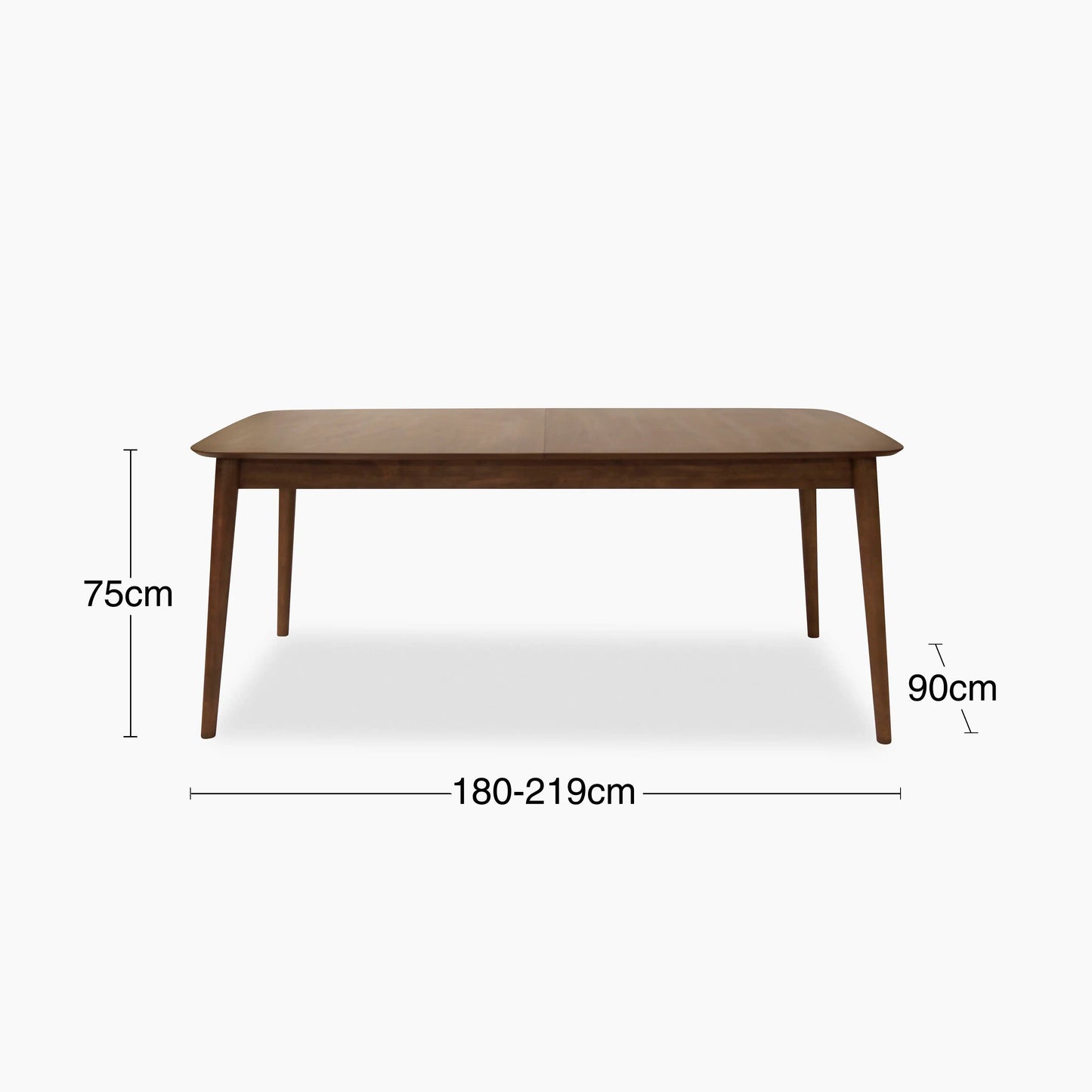 Montreux 6-10 Seat Rectangle Wooden Extendable Dining Table