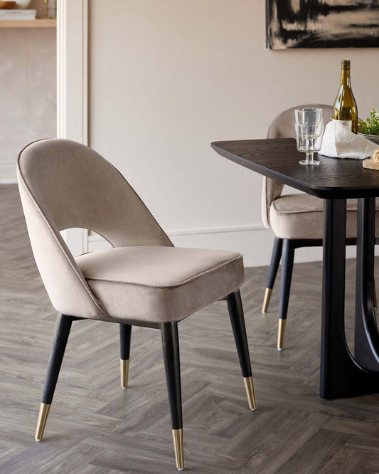 Clover Velvet Dining Chair