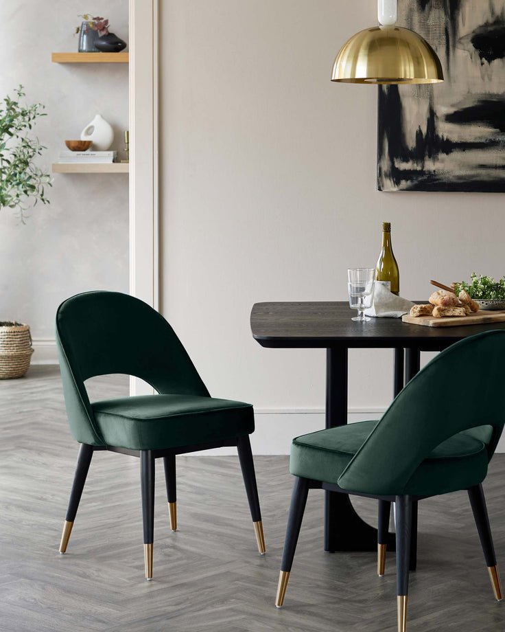 Clover Velvet Dining Chair