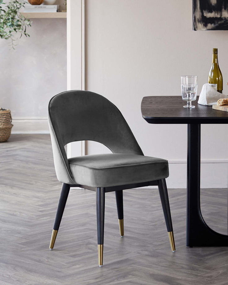Clover Velvet Dining Chair