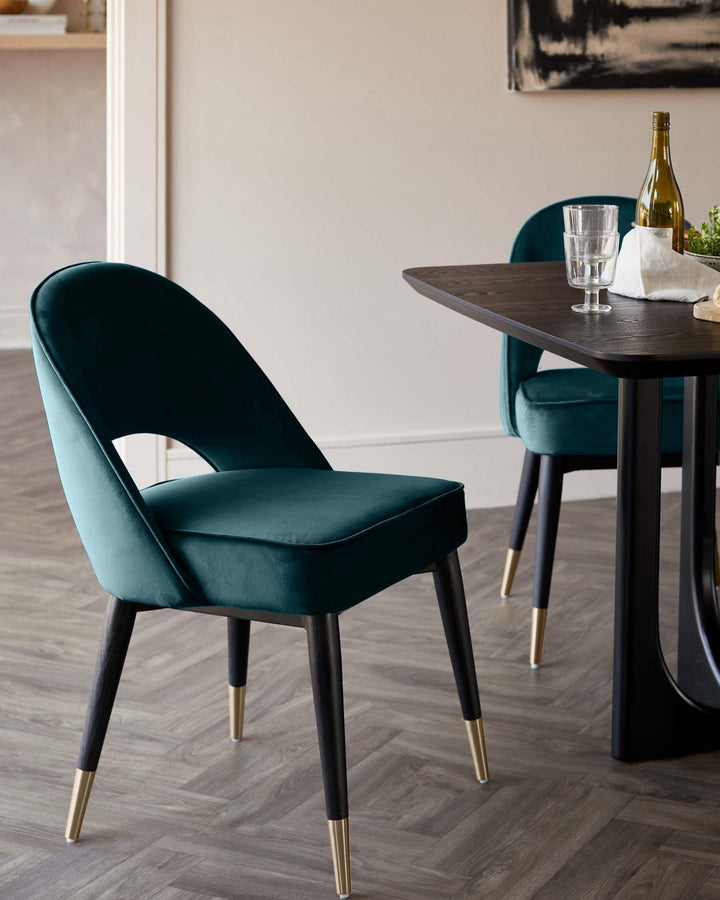 Clover Velvet Dining Chair
