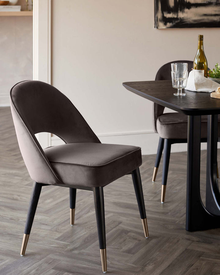 Clover Velvet Dining Chair