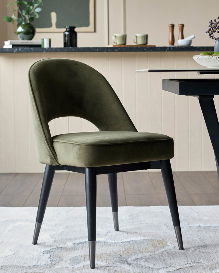 Clover Velvet Dining Chair