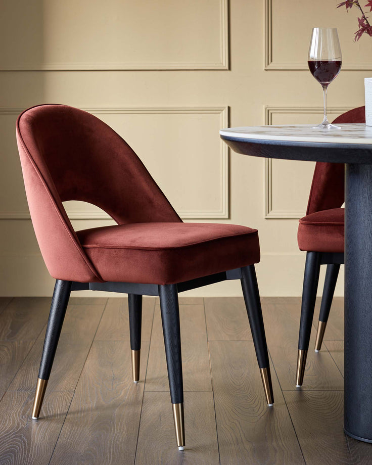 Clover Velvet Dining Chair