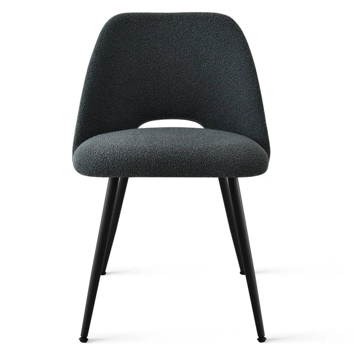 Modern Upholstered Boucle Dining Chair