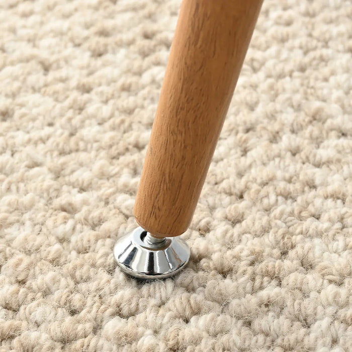 Boucle Upholstered Counter Stool