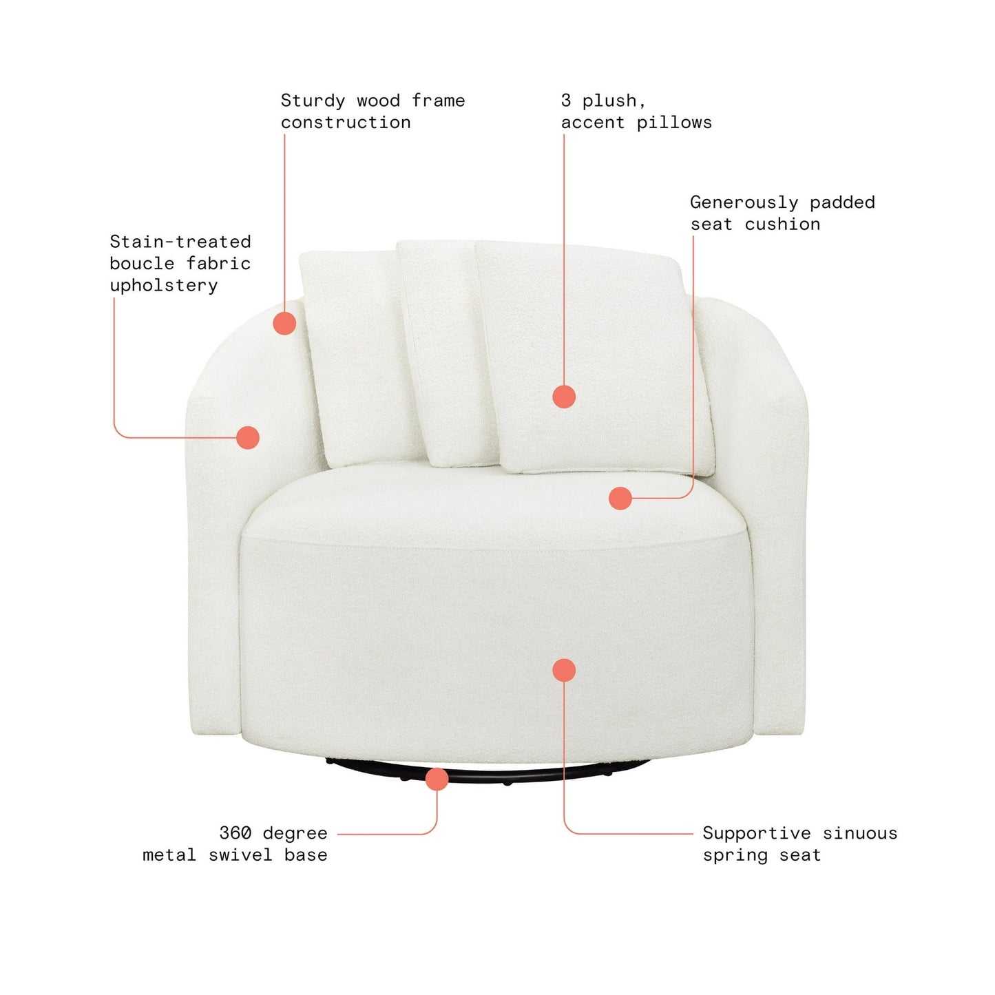 Beautiful Drew Accent Chair by Drew Barrymore